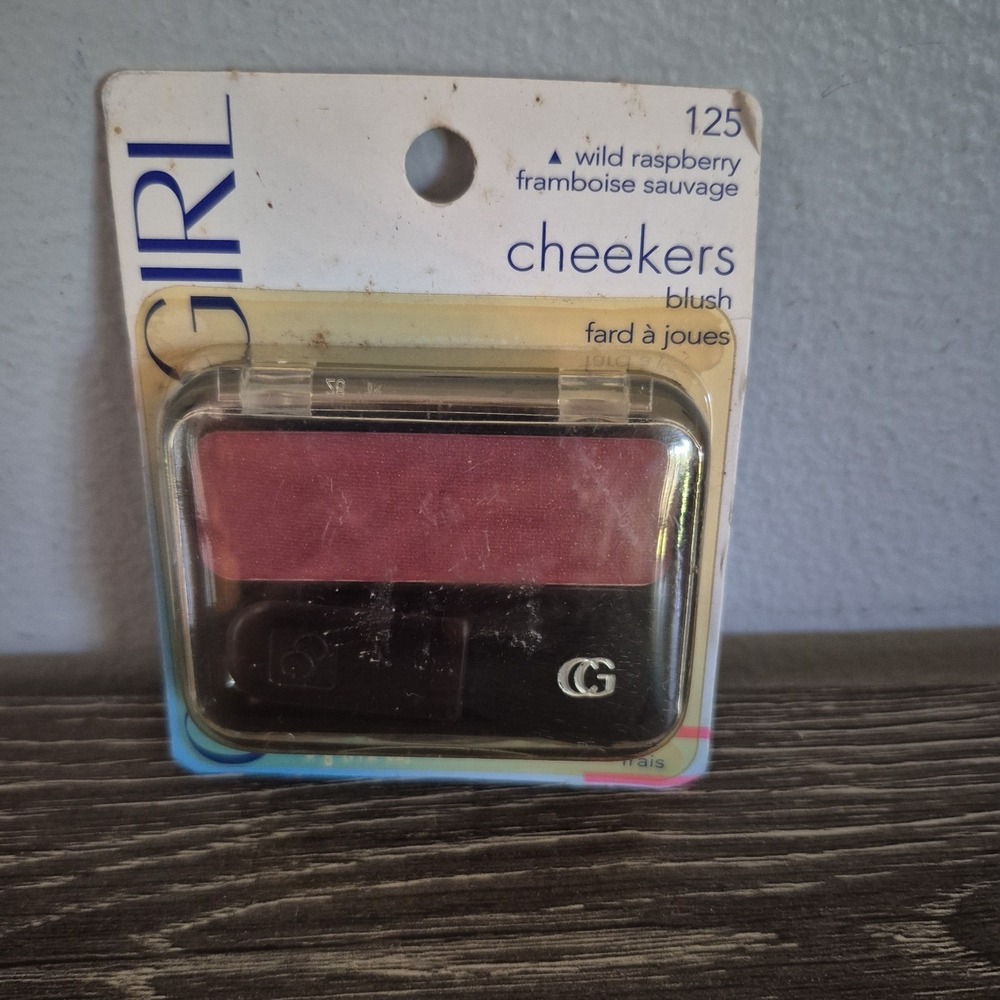Covergirl Cheekers Blush Wild Raspberry 125 NOS Rare HTF